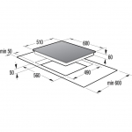 Gorenje 歌爾 IS655USC 60厘米 嵌入式四區電磁爐